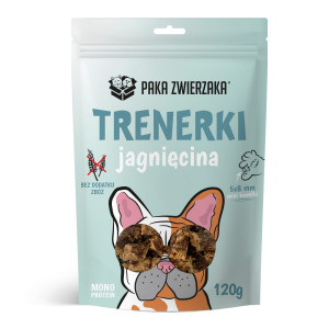 PAKA ZWIERZAKA Trenerki Jagnięcina - przysmak dla psa - 120g