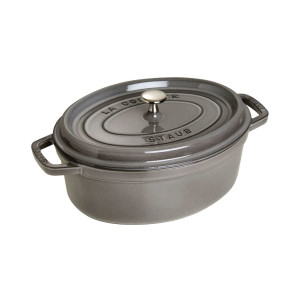 Garnek żeliwny owalny STAUB 40509-320-0 - grafitowy 5.5 ltr