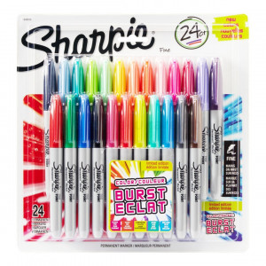 Sharpie-zestaw markerów Fine Color Burst 24 szt