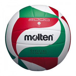 Piłka do siatkówki Molten V5M2000 biało-czerwono-zielona rozm. 5