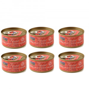 FISH4CATS Filet tuńczyka z łososiem - mokra karma dla kota - 6x70g