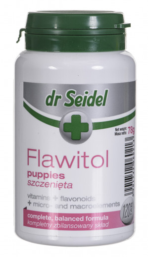 DR SEIDEL Flawitol dla szczeniąt - preparat wspomagający w okresie wzrostu 120tab.