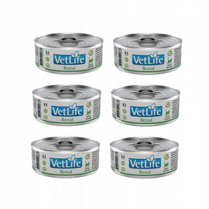 FARMINA Vet Life Renal Feline - mokra karma dla kota - 6x85g