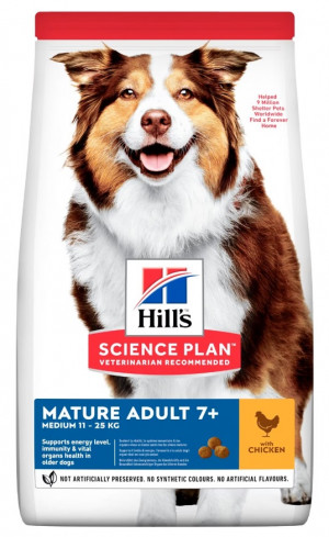HILL'S Science Plan Medium Mature Chicken - sucha karma dla psa - 18 kg