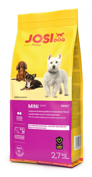 JOSERA JosiDog Mini - sucha karma dla psa - 2,7 kg