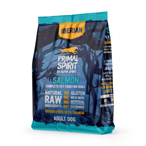 PRIMAL SPIRIT Iberian 70% Łosoś - półwilgotna karma dla psa - 1kg