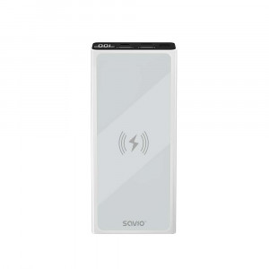 SAVIO POWERBANK 10000MAH/ŁADOWANIE INDUKCJA, BA-06