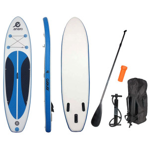 Deska Sup dmuchana Enero 135 kg 300 x 76 x 15 cm biało-niebieska 1034058