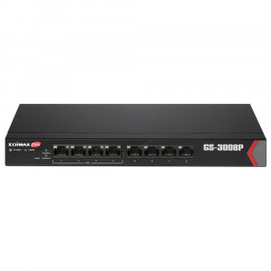 8 port Gigabit Ethernet Smart-lite Switch w/ 4PoE+