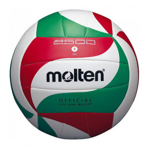 Piłka do siatkówki Molten V5M2500 biało-czerwono-zielona rozm. 5