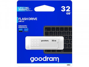 GOODRAM FLASHDRIVE 32GB UME2 USB 2.0 WHITE
