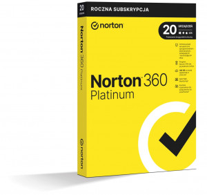 NORTON 360 PLATINUM 100GB PL 20/12M ESD