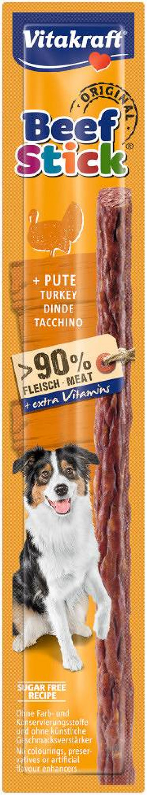VITAKRAFT Beef Stick z indykiem - przysmak dla psa - 12 g