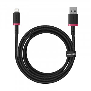 Kabel Baseus Dura 2.4A 2m (czerwono-czarny)