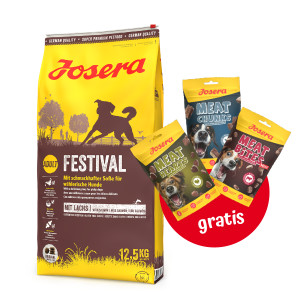 JOSERA Adult Festival - sucha karma dla psa - 12,5kg + GRATIS