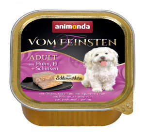 ANIMONDA Vom Feinsten Classic smak: kurczak. jajko + szynka 150g
