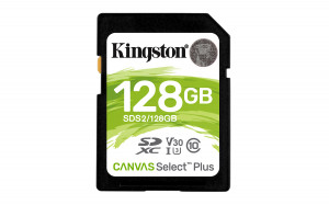 KINGSTON SDXC Canvas Select Plus 100R UHS-I U3 V30
