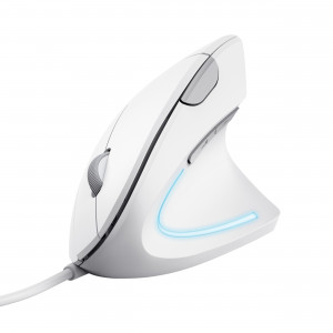 Mysz TRUST Verto ERGO vertical ergonomic White (25133)