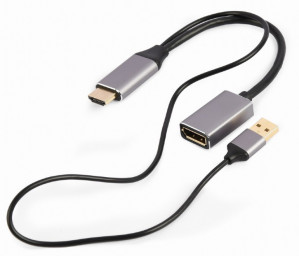 GEMBIRD AKTYWNY ADAPTER 4K HDMI NA DISPLAYPORT CZA