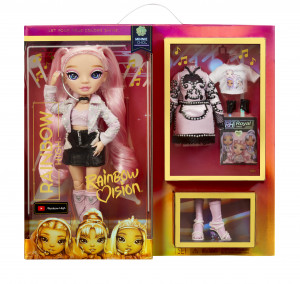 MGA Lalka RV Rainbow High - Minnie Choi (Pink Lavender) 578444