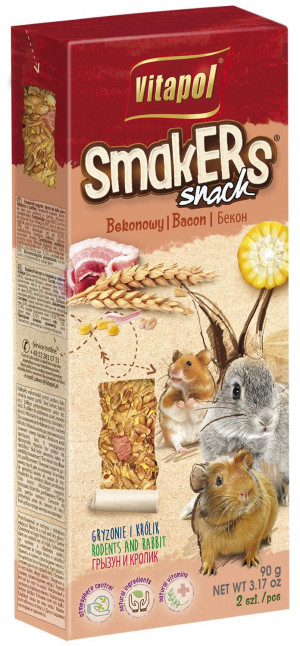 VITAPOL Kolby bekonowe dla gryzoni 2szt. 90g