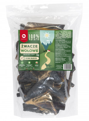 MACED żwacze wołowe - przysmak dla psa 1kg