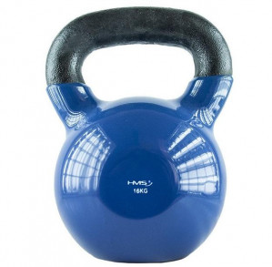 Kettlebell winylowy 16 kg granatowy HMS KNV16