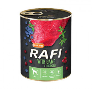 Karma Rafi dla psa z dziczyzną 800g