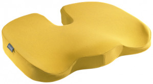 LEITZ Ergo Cosy Ortopedyczna poduszka na krzesło żółta