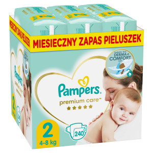 Pampers Pieluchy Premium Monthly Box S2 240