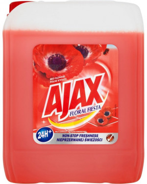AJAX Płyn uniwersalny do mycia Floral Czerwony 5L