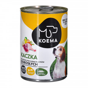 Koema Bogata w kaczkę mokra karma dla psa 400g