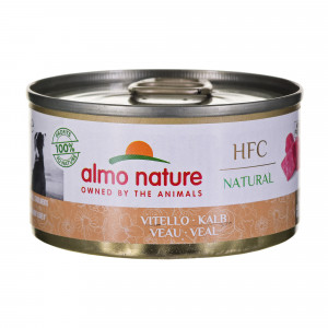 ALMO NATURE HFC NATURAL cielęcina -karma mokra dla dorosłych psów - 95 g