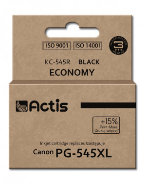 Actis KC-545R Tusz do drukarki Canon, Zamiennik Canon PG-545XL; Standard; 15 ml; czarny.