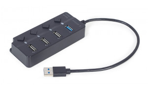 GEMBIRD HUB USB 4-PORTOWY (1 X USB 3.1 + 3 X USB 2