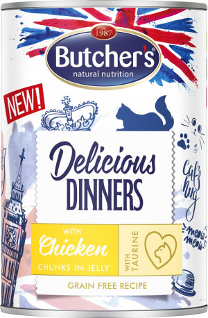 Butcher's Delicious Dinners kawałki z kurczakiem w galaretce 400g