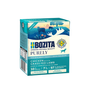 BOZITA Purely Paté Duoprotein Kurczak i jagnięcina - mokra karma dla psa - 370g