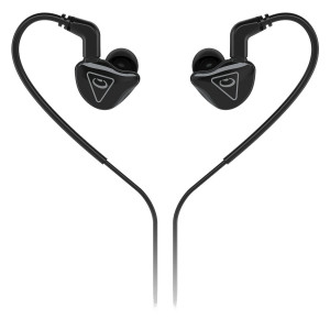 Behringer MO240 - Słuchawki dwudrożne dokanałowe ze złączem MMCX - czarne