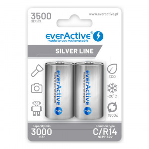 EVERACTIVE AKUMULATORKI LR14 3500MAH EVHRL14-3500