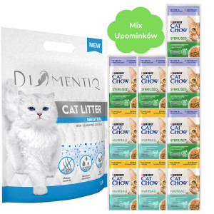 DIAMENTIQ Neutral - żwirek neutralny - 3,8 l + Mix Upominków