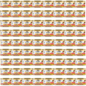 GOURMET GOLD Łosoś i kurczak w sosie mokra karma dla kota - puszka - 72x85g