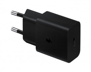 Samsung Power Adapter 15W USB-C Fast Charge (without cable); Black