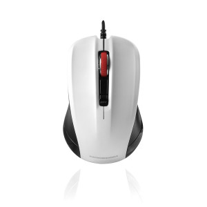 Modecom przewodowa mysz optyczna m9.1 black-white m-mc-00m9.1-200