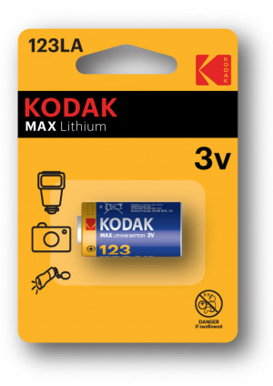 KODAK BATERIE LITOWE 123 LA BLISTER 1 SZT.