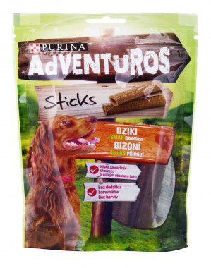 PURINA Adventuros Sticks - przysmak dla psa - 120g