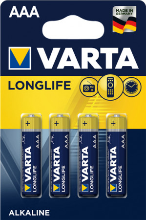 VARTA BATERIA ALKALICZNA LR3 AAA LONGLIFE 4 SZT.