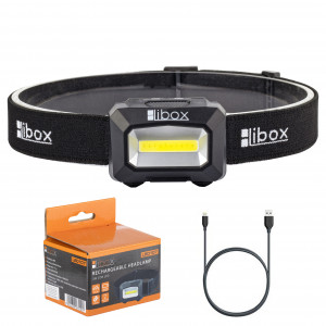 LIBOX LATARKA CZOŁOWA LED LB0107