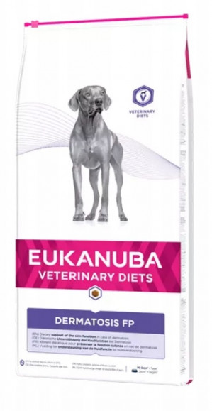 EUKANUBA Veterinary Diets Dermatosis FP Fish & Potato - sucha karma dla psa - 12 kg