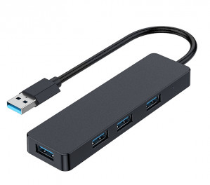 GEMBIRD HUB USB 3.1 (GEN 1) 4-PORTOWY, CZARNY