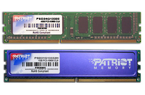 Patriot 4GB 1333MHz DDR3 Non-ECC CL9 DIMM
